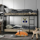 Metal Bunk Bed Twin Over Classic Bunk Bed Frame