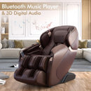 Full Body Zero Gravity Massage Chair Recliner with SL Track-Brown