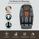 Full Body Zero Gravity Massage Chair with SL Track Heat Installation-free-Brown