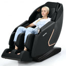 Full Body Zero Gravity Massage Chair with SL Track Heat Installation-free-Black