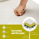 Set of 2 Dining Chairs with Rubber Wood Legs-Beige