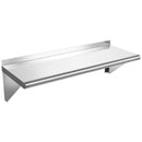 12" ×24" Stainless Steel Commercial Wall Mount Shelf for Kitchen and Restaurant