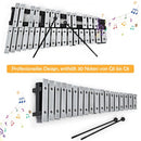 Foldable Aluminum Glockenspiel Xylophone 30 Note with Bag