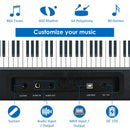 88-Key Full Size Digital Piano Weighted Keyboard with Sustain Pedal-Black