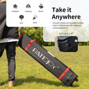 6.6' x 6.6' Outdoor Pop Up Camping Canopy Tent with Roller Bag-White