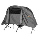 Cot Elevated Compact Tent Set with External Cover-Gray