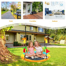 40" Indoor Outdoor Flying Saucer Tree Swing with Hanging Strap