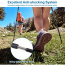 Pair 2 65-135 cm Trekking Alpenstock Anti-shock Sticks