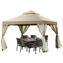 Outdoor 2-Tier 10' x 10' Screw-free Structure Shelter Gazebo Canopy