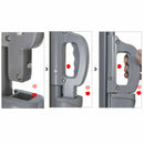 237" x 71" Patio Retractable Double Folding Side Awning Screen Divider