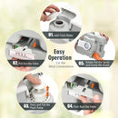 5.3 Gallon Portable Travel Toilet with Piston Pump Flush