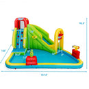 Inflatable Splash Jump Slide Water Bounce without Blower