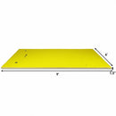 9' x 6' 3 Layer Floating Water Pad Foam Mat -Yellow