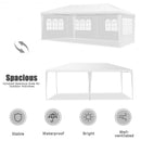 10 x 20 ft Outdoor Party Wedding Canopy Tent with Removable Walls and Carry Bag