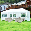 10' x 20' 6 Sidewalls Canopy Tent with Carry Bag-White