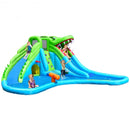 Crocodile Themed Inflatable Dual Slide Bounce House without Blower