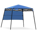 7 x 7 FT Sland Adjustable Portable Canopy Tent w- Backpack-Blue