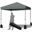 8’x8' Outdoor Pop up Canopy Tent  w-Roller Bag-Gray