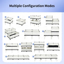 Set of 4 Elevated Flower Vegetable Herb Grow Planter Box