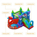Kids Inflatable Bounce House Dragon Jumping Slide Bouncer Castle