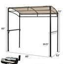 7' x 4.5' Grill Gazebo Outdoor Patio Garden BBQ Canopy Shelter-Beige