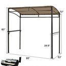 7' x 4.5' Grill Gazebo Outdoor Patio Garden BBQ Canopy Shelter-Brown