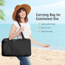 7' x 7' Family Beach Tent Canopy Sunshade w- 4 Poles-Green