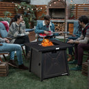 30” Square Propane Gas Fire Table with Waterproof Cover