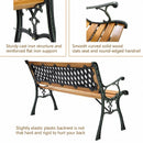 Outdoor Cast Iron Patio Bench
