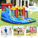 Inflatable Bounce House Splash Pool with Water Climb Slide Blower included