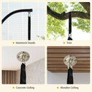 32" Kids Nest Swing Chair Hanging Hammock Seat for Indoor Outdoor-Green