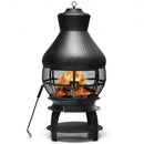Patio Wood Burning Chimenea Fireplace