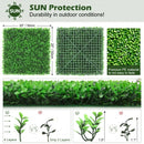 12 Pieces Artificial Peanut Leaf Hedges Panels