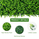 12 Pcs 16x24inch Artificial Eucalyptus Hedge Plant Privacy Fence Panels