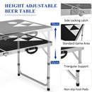 8 Foot Portable Party Drinking Game Table