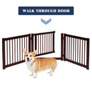 24 Inch Configurable Folding 3 Panel Wood Dog Fence