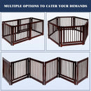 24 Inch Configurable Folding 3 Panel Wood Dog Fence