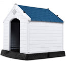 Indoor-Outdoor Waterproof Plastic Dog House Pet Puppy Shelter