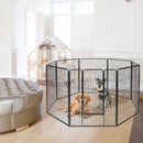 40" 8 Metal Panel Heavy Duty Pet Playpen Dog Fence