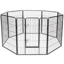40" 8 Metal Panel Heavy Duty Pet Playpen Dog Fence