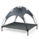 Portable Elevated Outdoor Pet Bed with Removable Canopy Shade-42"
