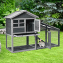 Wooden Chicken Coop with Ventilation Door and Removable Tray for Indoor and Outdoor