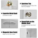 2-Tier Hidden Cat House Enclosure Nightstand-White