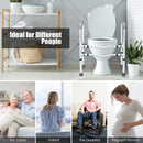 Steel Safety Toilet Rail with Created Fixable Clamp