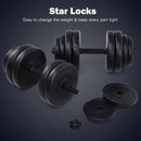 64 lbs Adjustable Weight Dumbbell Set
