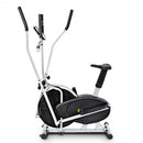 2-in-1 Elliptical Dual Cross Trainer Machine Fan Bike