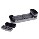 35" Aerobic Cardio Adjustable Exercise Stepper with Risers
