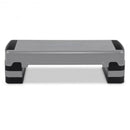 35" Aerobic Cardio Adjustable Exercise Stepper with Risers
