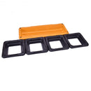 43" Height Adjustable Fitness Aerobic Step with Risers-Orange