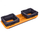 43" Height Adjustable Fitness Aerobic Step with Risers-Orange